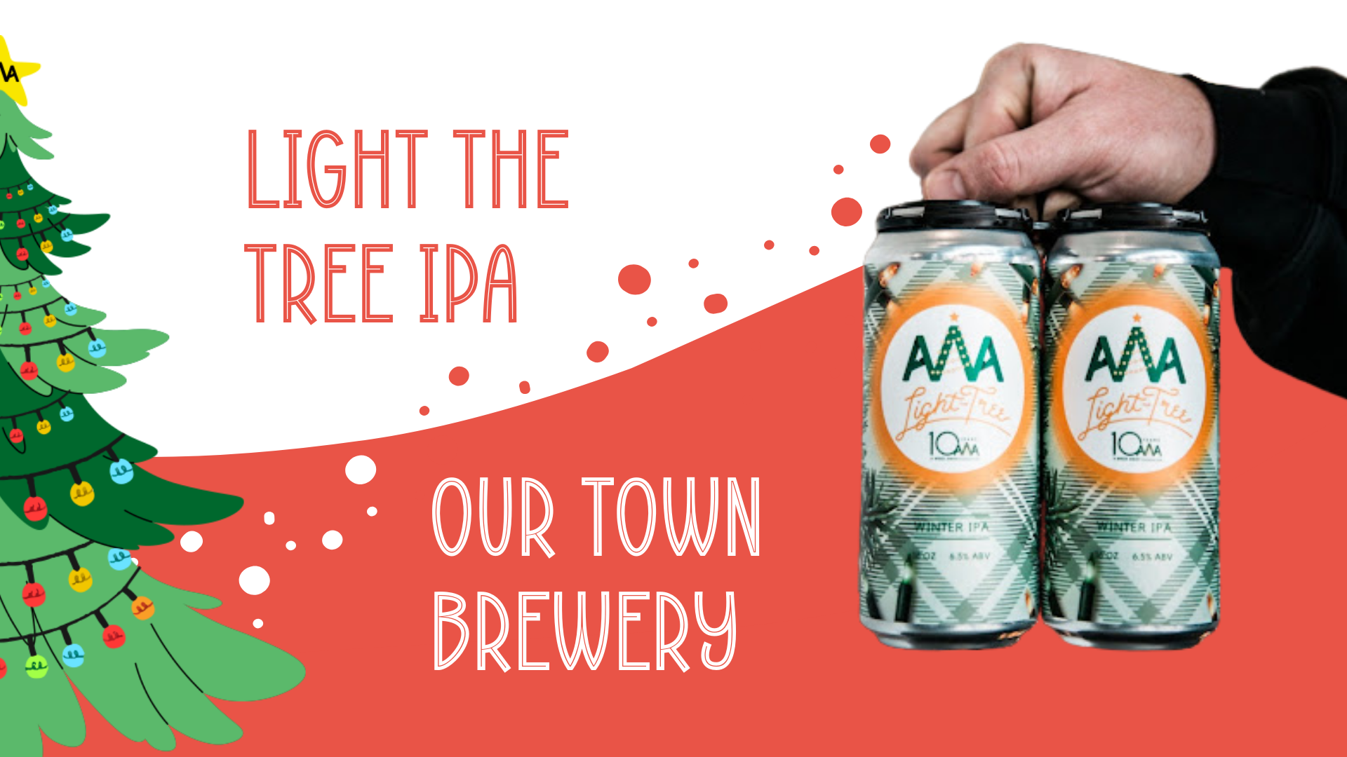 Light the Tree IPA by Our Town Brewery