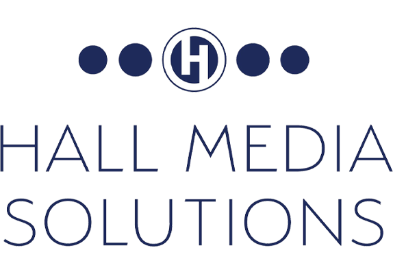Hall Media Solutions logo.