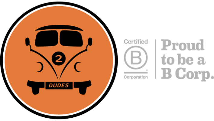 Two Dudes Painting Company logo.